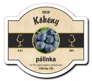 briful barna 70x63 palinkascimke kokeny palinka