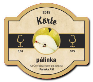 briful barna 70x63 palinkascimke korte palinka arany