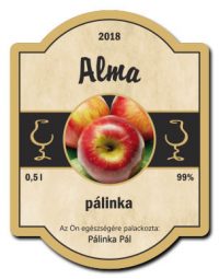 briful barna 70x91 palinkascimke alma palinka arany