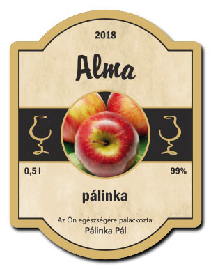 briful barna 70x91 palinkascimke alma palinka arany