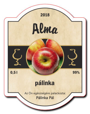 briful barna 70x91 palinkascimke alma palinka
