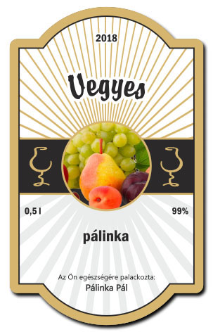 briful csikos 70x115 palinkascimke vegyes palinka arany