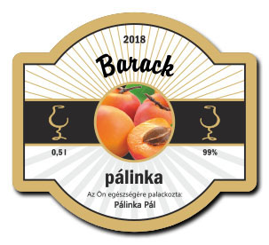 briful csikos 70x63 palinkascimke barack palinka arany