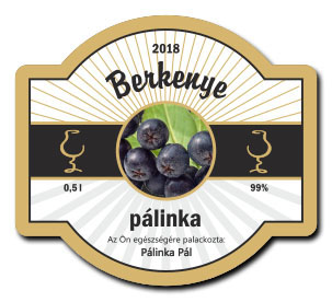 briful csikos 70x63 palinkascimke berkenye palinka arany