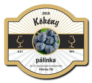 briful csikos 70x63 palinkascimke kokeny palinka arany