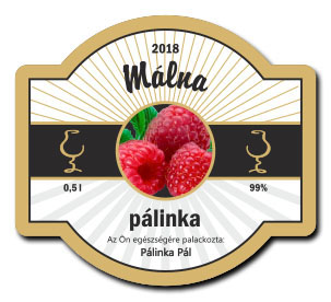 briful csikos 70x63 palinkascimke malna palinka arany