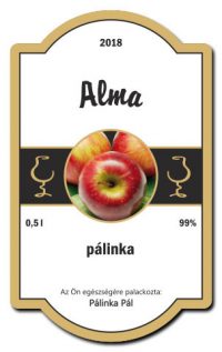 briful feher 70x115 palinkascimke alma palinka arany