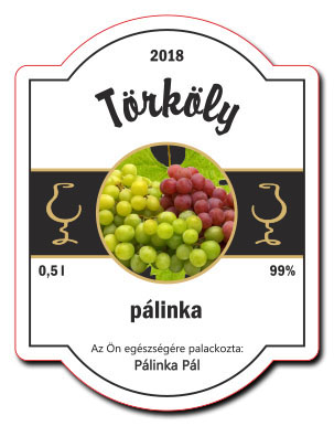 briful feher 70x91 palinkascimke torkoly palinka