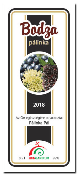 palinkascimke hungar BG bodza palinka