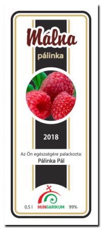 palinkascimke hungar BG malna palinka