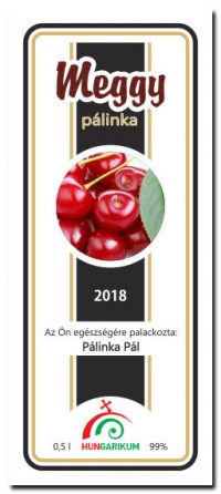 palinkascimke hungar BG meggy palinka
