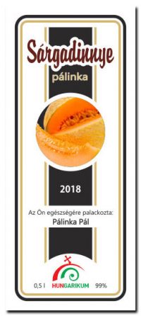 palinkascimke hungar BG sargadinnye palinka