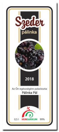 palinkascimke hungar BG szeder palinka
