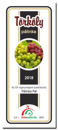 palinkascimke hungar BG torkoly palinka