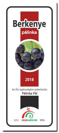 palinkascimke hungar RB berkenye palinka
