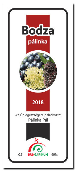 palinkascimke hungar RB bodza palinka