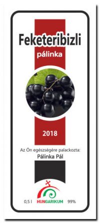 palinkascimke hungar RB feketeribizli palinka