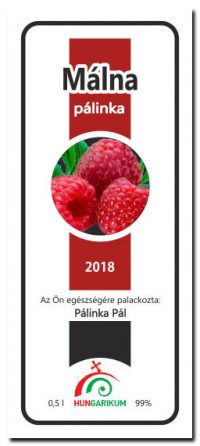palinkascimke hungar RB malna palinka