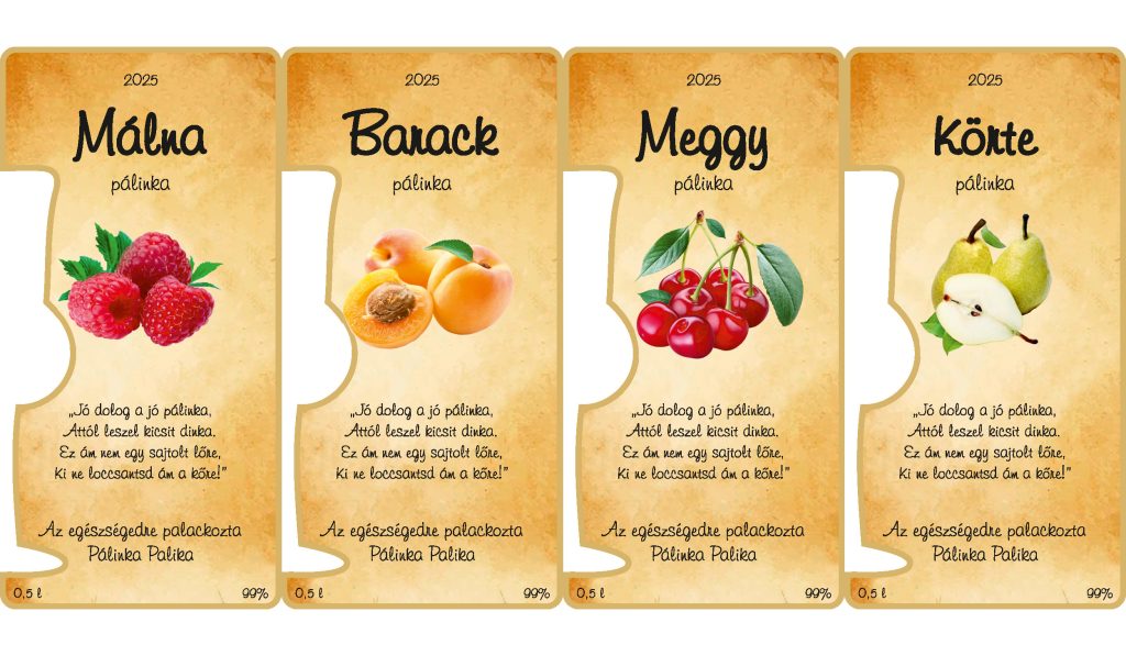 EGY STAMP pálinkacímke és nyakcímke